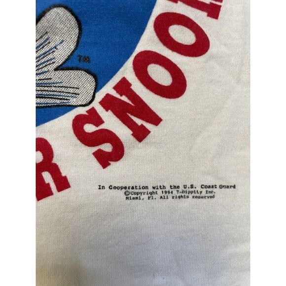 VTG Stop Water Pollution Help Officer SNOOK T-shirt Women Medium Single Stitch - Picture 3 of 9